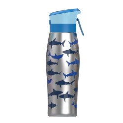 Dual Shark 600ml Insulated Stainless Steel Water Bottle